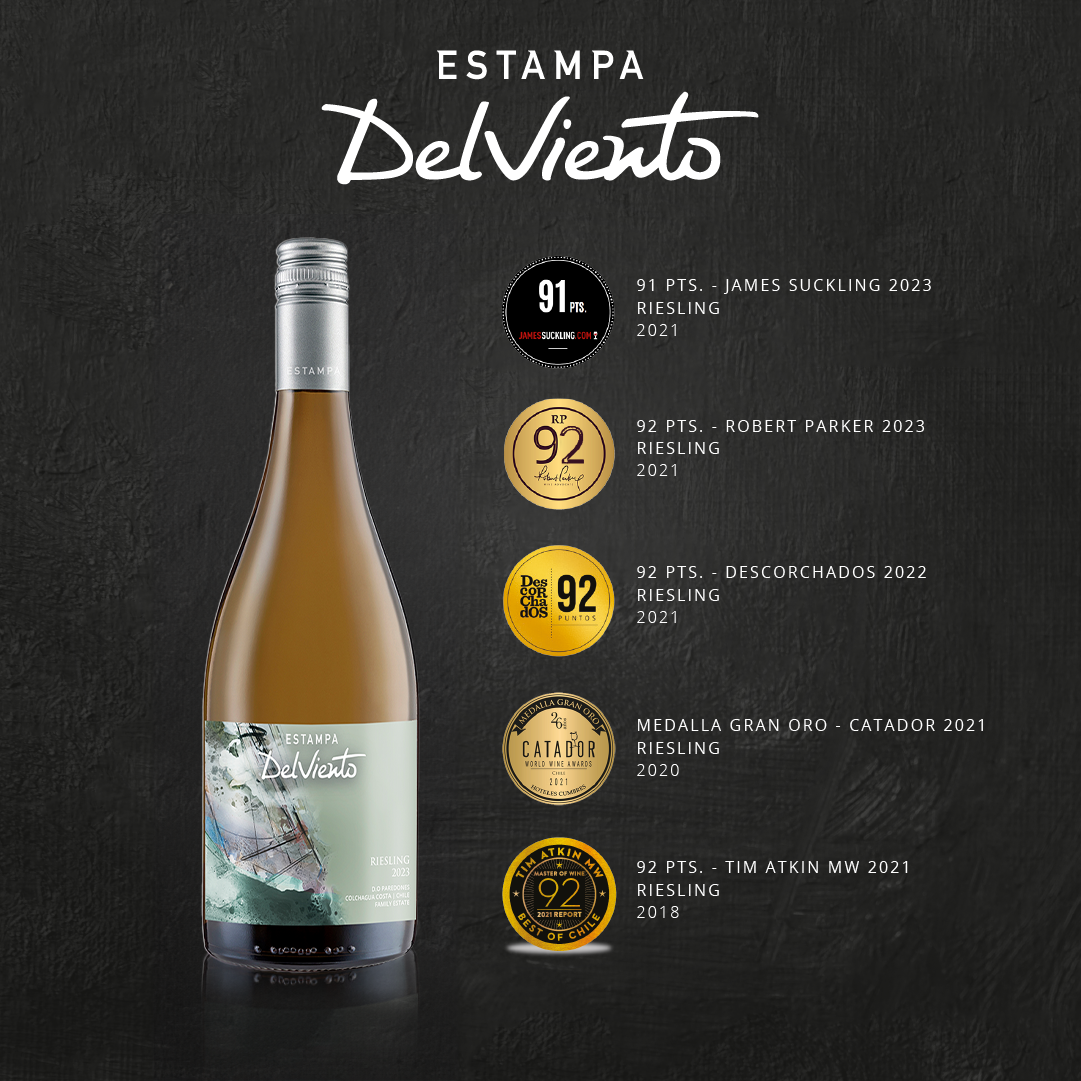 Estampa DelViento Riesling x6 - Imagen 2